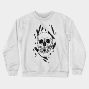 skull in realiti Crewneck Sweatshirt